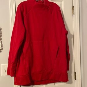 Fabletics Zaylee Funnel Neck Tunic 2 in Persimmon